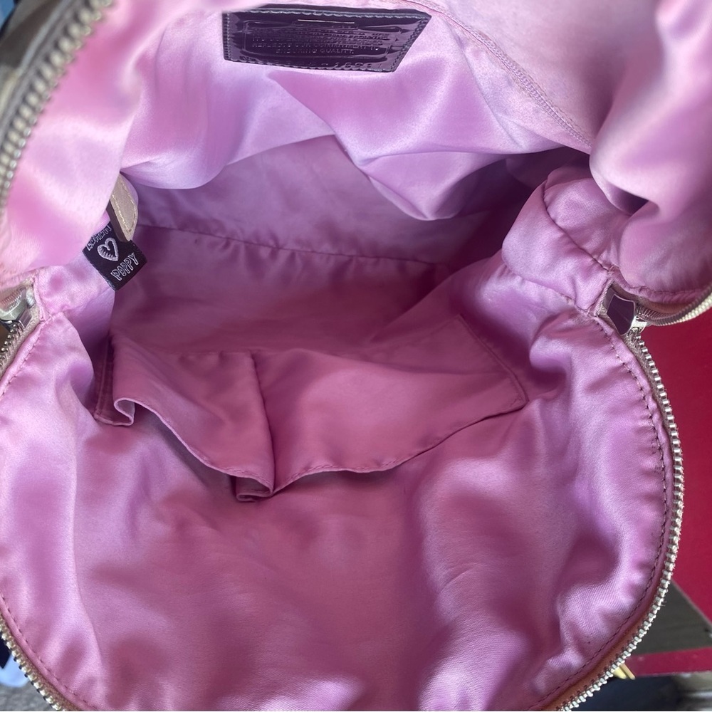 Gold Coach Poppy Signature Gorgeous Gold leather/canvas Lurex Highlight Bag NWOT - Picture 15 of 17